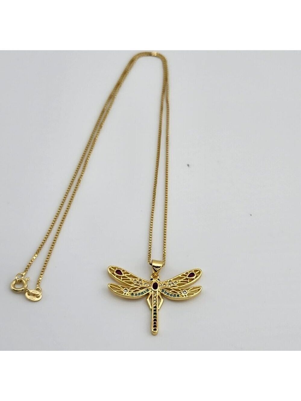 Last One Brand New Multi Colored DragonFly Necklace - Picture 10 of 12